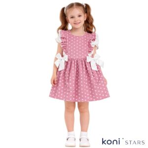 Детска рокля с панделки и сърца и Barny Kids