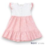 Детска рокля със сърца и панделка Barny Kids - Image 2