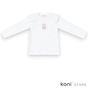 Памучна детска блуза Baby екрю Breeze