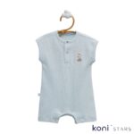 Caramell Hello boy Син ромпър за бебе - CR-TKK2457-PEMBE R1