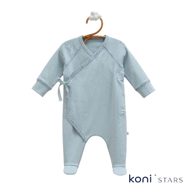Caramell Uni Baby Тъмно син гащеризон за бебе 01R Гащеризони за момчета от 0 до 3 години