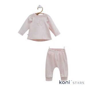 Happy spring Розов комплект за бебе Caramell CR-TKK2246-PEMBE R1