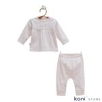 Бебешки комплект Caramell Love time Розов RR