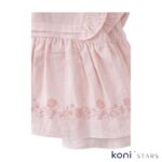 Лятна муселинена рокля Mini lady Розов за бебе Caramell 06