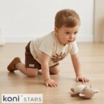 Бебешки комплект памук кафяв Fun Summer Caramell - Image 6