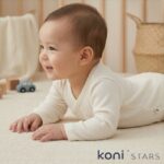 Бебешко боди екрю First Car Caramell CR-BE2224-EKRU R4