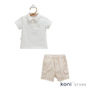Бежов летен комплект New Linen Caramell CR-TKE2437-BEJ R14