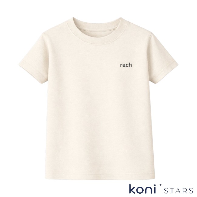 Детска тениска в бяло Rach - изчистен модел RA-2009-White R1 Тениски за момичета от 0 до 3 години
