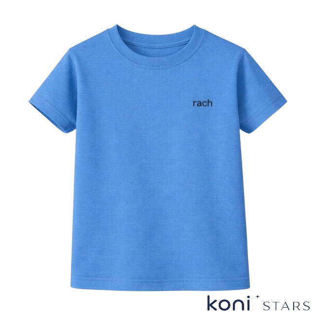 Детска тениска в синьо Rach изчистен модел RA-2009-Blue R1