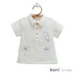 Летен бебешки комплект индиго Hello Summer CR-TKE2458-INDIGO R3