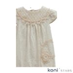 Бежов летен гащеризон Lace Flowers Caramell
