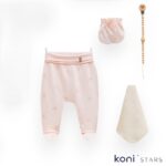 Розов комплект за изписване Cosy за бебе Caramell CR-ZK2464-PEMBE-56-62 R4