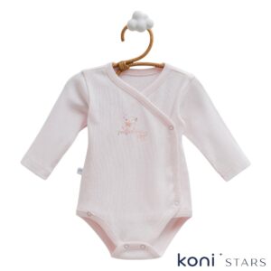 Розовo бебешко боди Love Time Caramell CR-BK2257-PEMBE R1