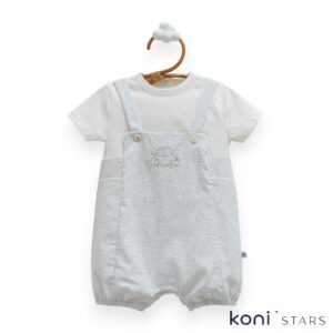 Син гащеризон за бебе New Linen Caramell CR-TE2435-MAVI R1